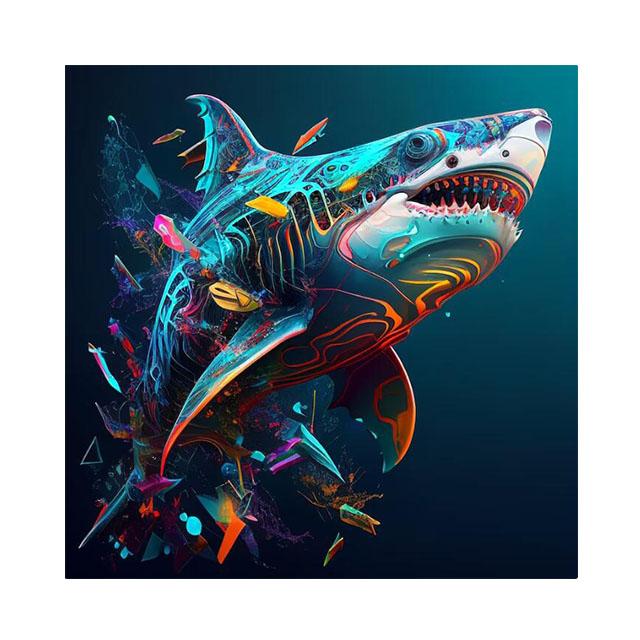 Animale fantezie abstracte Dragon negru Bufnita Vultur Leu Canvas Art Poster Prints Pictură Perete Cadou Living Poze Decorare