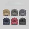 American Retro Ripped Baseball Cap for Women In Spring and Summer New Washing and Old Versatile Baseball Cap Showing Off Their Faces and Small Hats