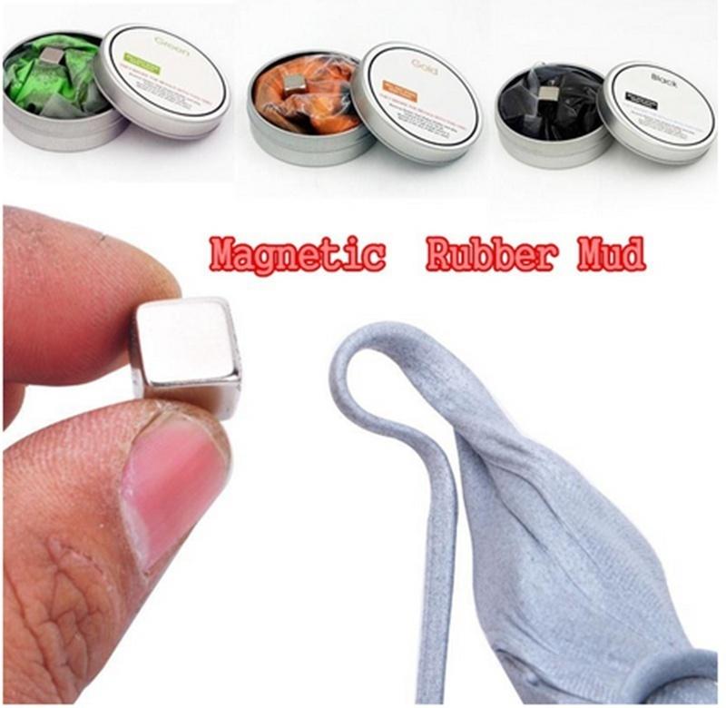 Hand Putty Slime Play Dough Magnetic/Temperature Sensing/Luminous Rubber Mud Polymer Clay Toys