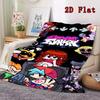 Friday Night Funkin' 2D Flat Pattern Flannel Blanket High Quality All Seasons Warmth and Comfort Perfect for Christmas Gifts.P260914586