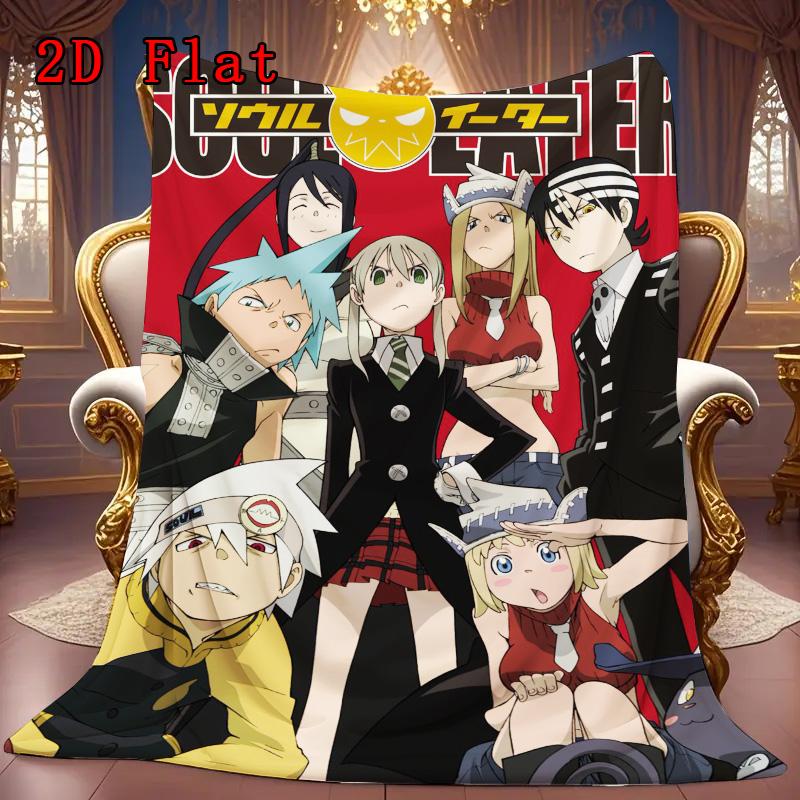 Soul Reaper 2D Flat Pattern Flannel Blanket High Quality All Seasons Warmth and Comfort Perfect for Christmas Gifts.SMT0917405
