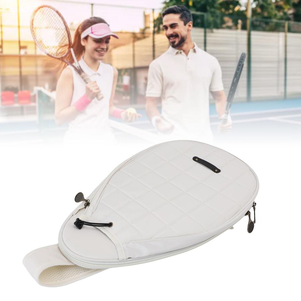 Tennis Backpack for Men Women Polyester Water Proof Tennis Racket Sling Bag with   Strap for Sports Badminton Rackets