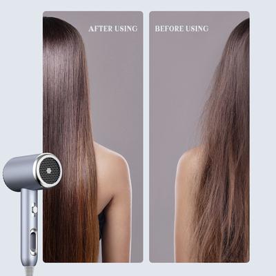 Negative Ion Hair Dryer 1600W Fast Drying Hair Care Blow Dryer Hairdryers 2 Speeds 3 Heat Settings