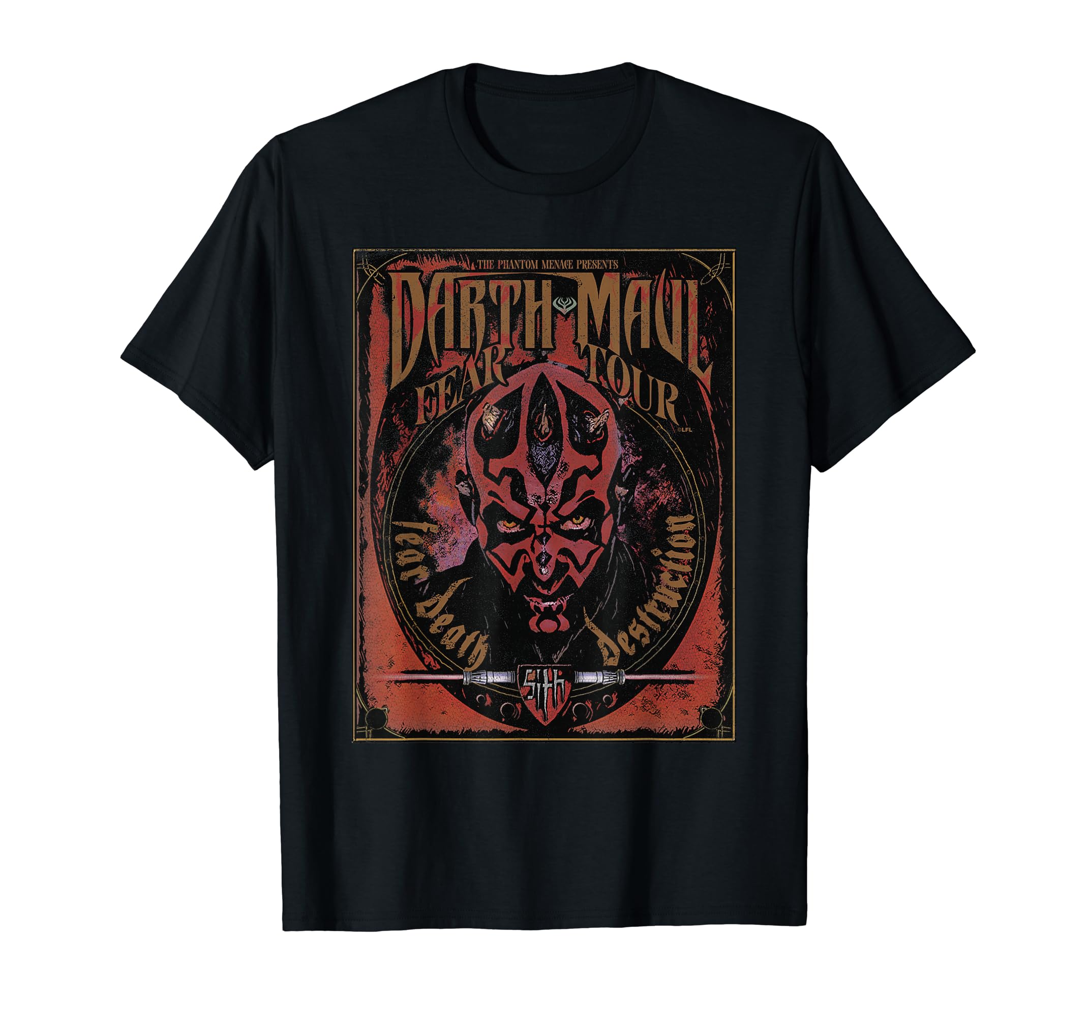 

Star Wars Darth Maul Fear Touring Band T-Shirt