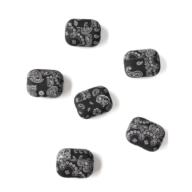 

Paisley Fabric Handmade Earphone Protective Cover for Airpodspro2 Second Generation Retro Fabric Airpods1 2 3 4 Generation Niche Style Earphone Case Apple AirPods Default random color