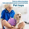Large Dog Toy Ball For Teeth Cleaning, Interactive Self-entertainment, Plush, Eco-friendly Pet Chew Toy