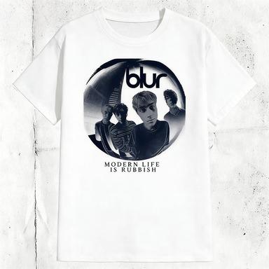 Mens Blurred Pattern English Rock Band Touring Concert Print TShirt Casual Streetwear TShirt