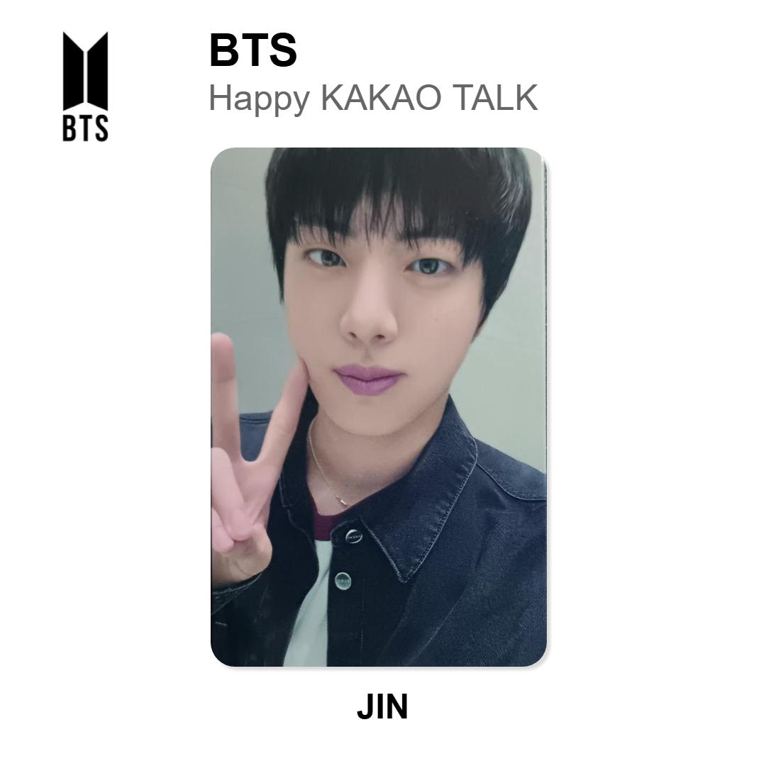 BTS Jin Happy KAKAO TALK Official Photocard Jin