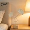 Ginkgo Leaf Sculpture Golden Statue Anti-Rust Anti-Oxidation Decorative Art Iron Premium Piece