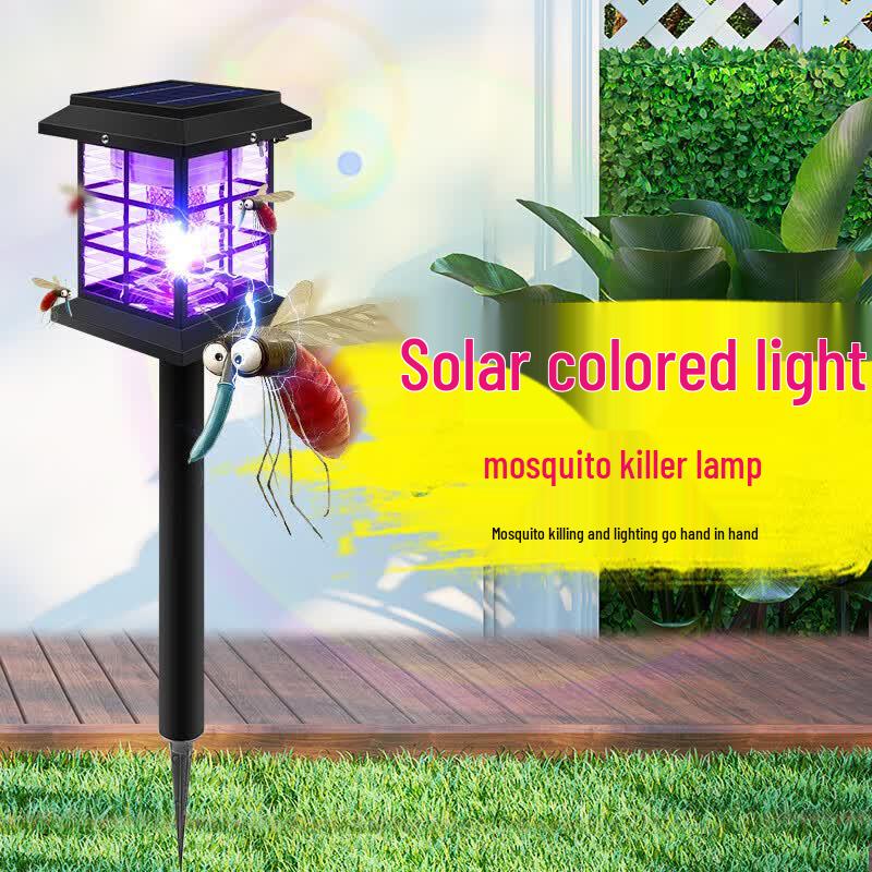 Outdoor Solar Electric Mosquito Killer Lamp