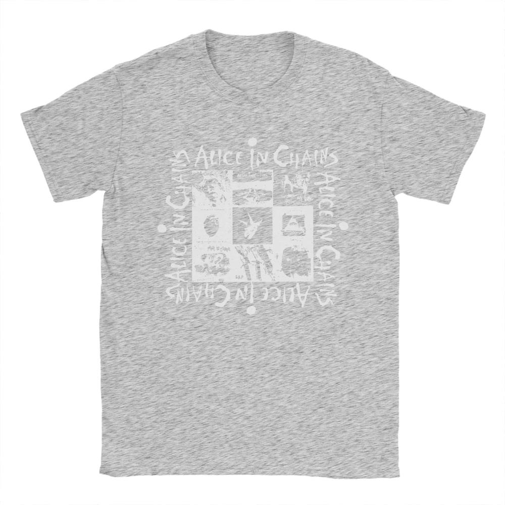 Rock Music Alice In Chains Printed T Shirts for Men Women Pure Cotton Funny T-Shirt Round Collar Tees Short Sleeve Clothes 3XL