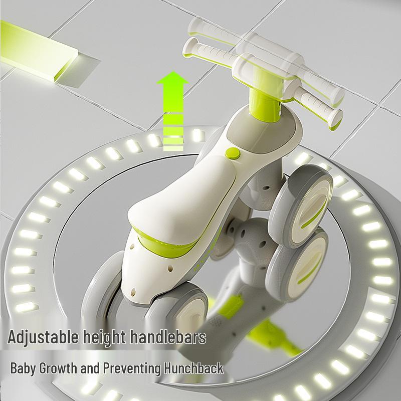 Kids' Multifunctional Ride-On Car: Balance Bike & Scooter, Ages 1-6, Four-Wheel Anti-Rollover Design