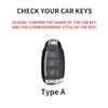Suede Car Key Case Cover For Hyundai I30 I10 I40 Ix35 Elantra Ix25 Rina Festa Santa Fe Sonata Solaris Sonata Hybrid NEXO Tucson