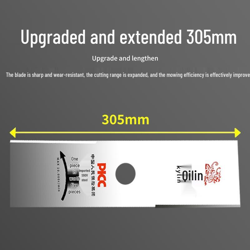 

Universal Thickened & Extended Blade for Gasoline Lawn Mowers - Stone-Resistant