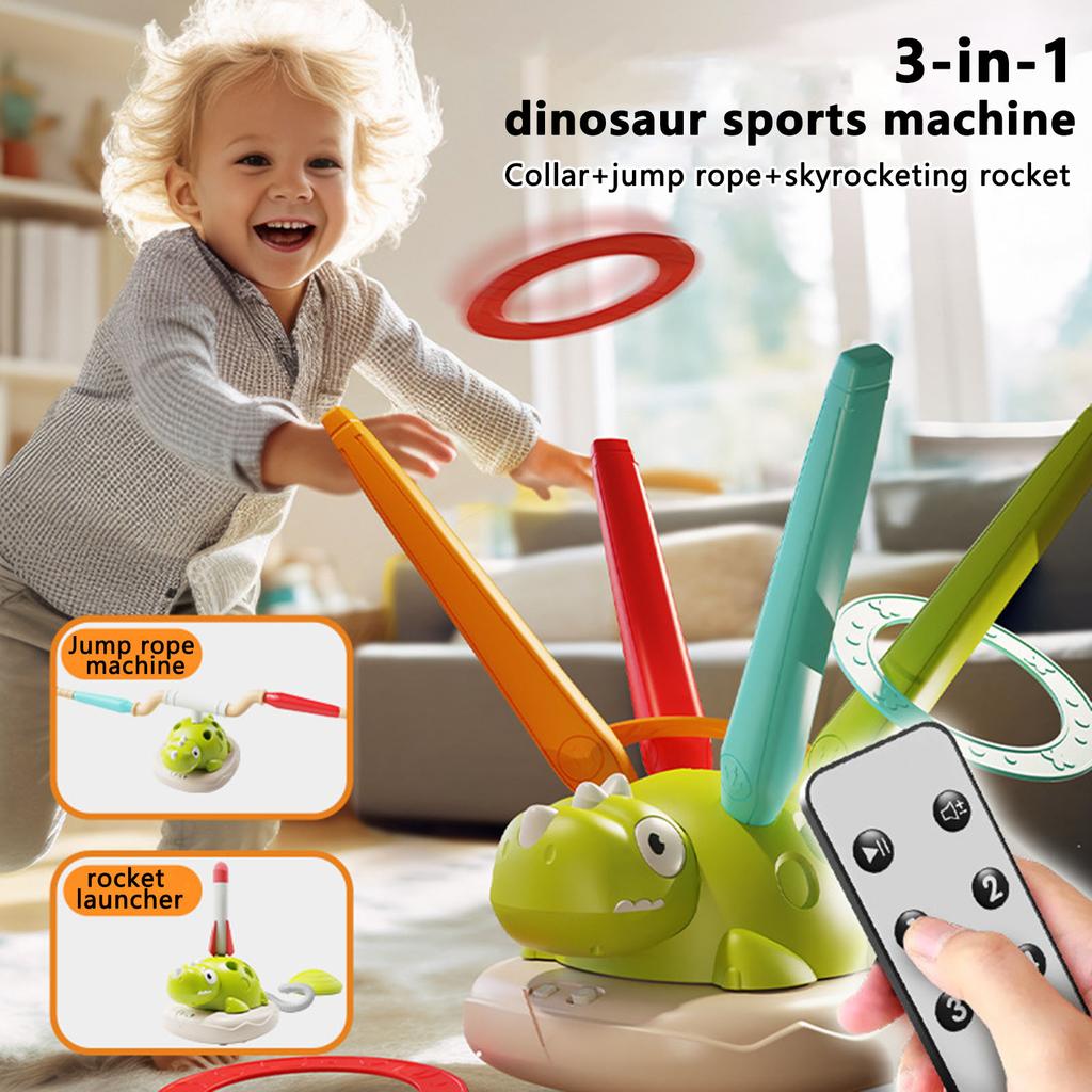 Kids Dinosaur Machine Toys Rope Skipping Dinosaur Toddler Toy for Outdoor Play Sport Toy