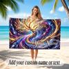 Tree of Life Theme Beach Towel Personalized Custom Name & Text Soft Quick Dry Beach Towel for Swimming Travel