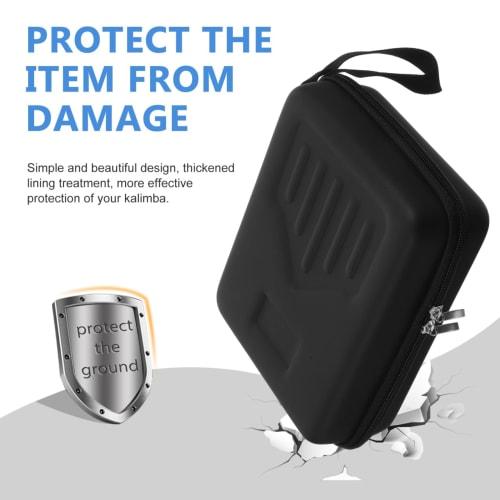 LIOOBO Kalimba Case, 17-Key Kalimba Storage Case, Kalimba Storage Bag, Compact, Easy to Carry, Thick, Shockproof, and Waterproof