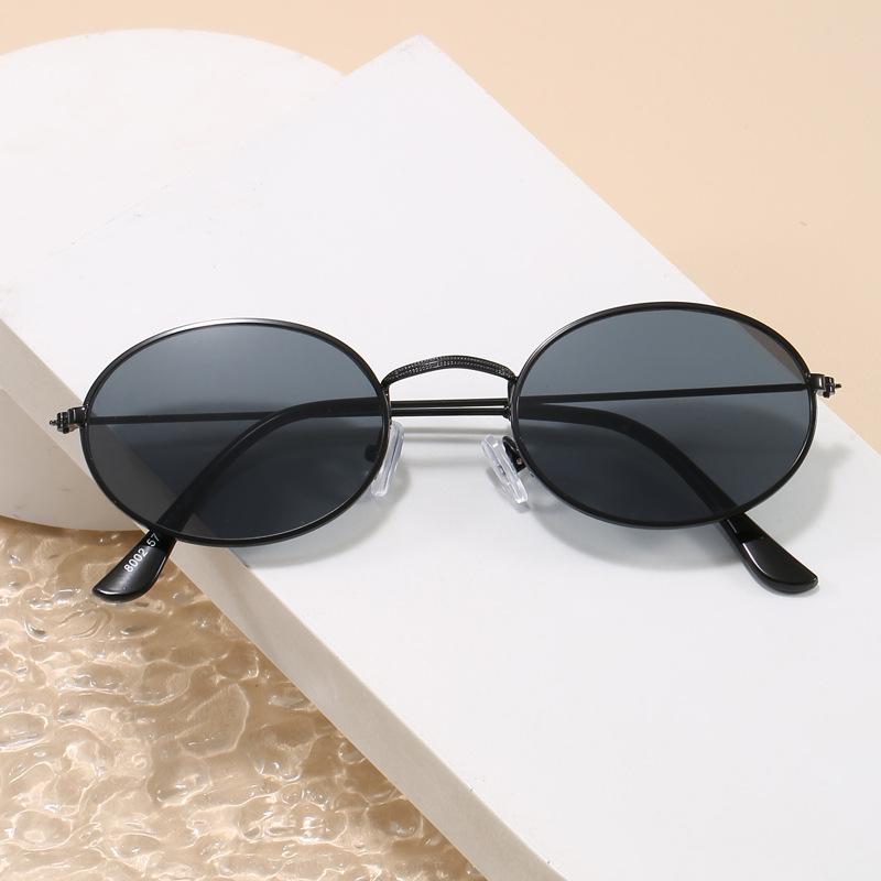 Korean Style Popular Sunglasses Oval Shape Uv400 Protection Men'S Sun Glasses Driving Hiking Female Sunglass