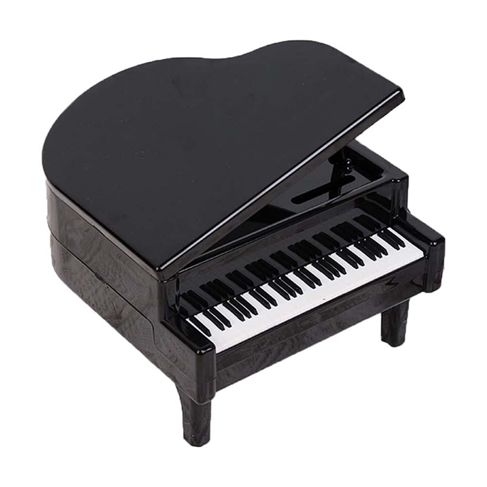 Piano Shape Piggy Bank Coin Money Saving Box Jar Desktop Ornaments  For Children Birthday Gift Wholesale