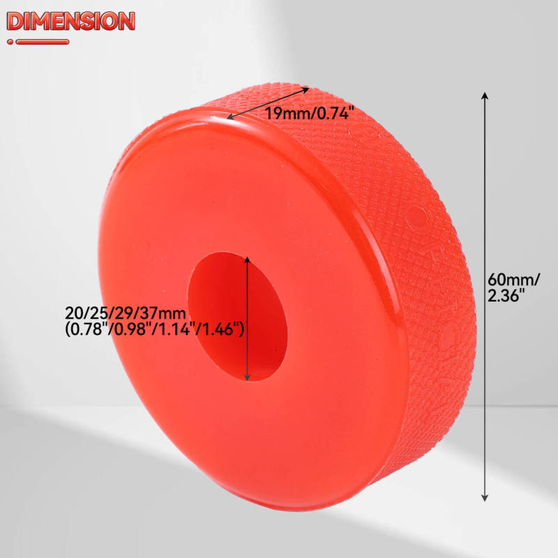 Polyethylene Bottle Jack Pad Protector Adapter Jacking Tool Pinch Weld Side Lifting Disk 20 25 29 37mm Hole 2 - 10t Bottle Jacks