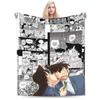 Super Warm Blanket Students Camping Conan Edogawa Throw Blanket  Flannel Bedspread For Couch Bed Print Sofa Bed Cover