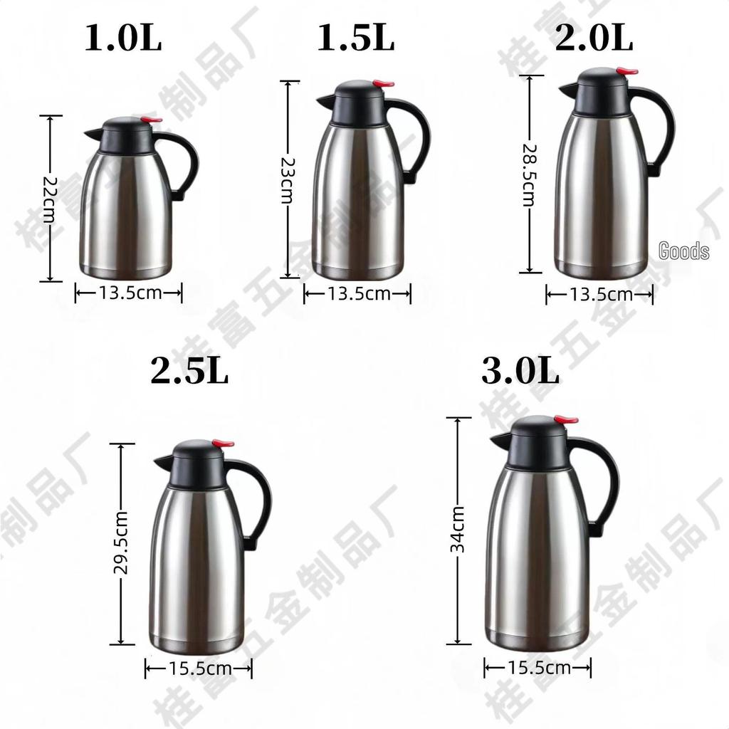 Stainless Steel Vacuum Flask Thermos - Double Layer, Easy-to-Carry Hot Water Bottle