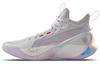 SONIC 10 Ultra Slip Resistant, Abrasion Resistant, Breathable Mid Top Basketball Shoes Men's White ABAS145-1