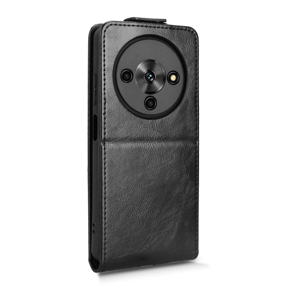 For ZTE Blade A76 5G Stand Case Magnetic Clasp Vertical Flip Leather Phone Cover with Card Holder