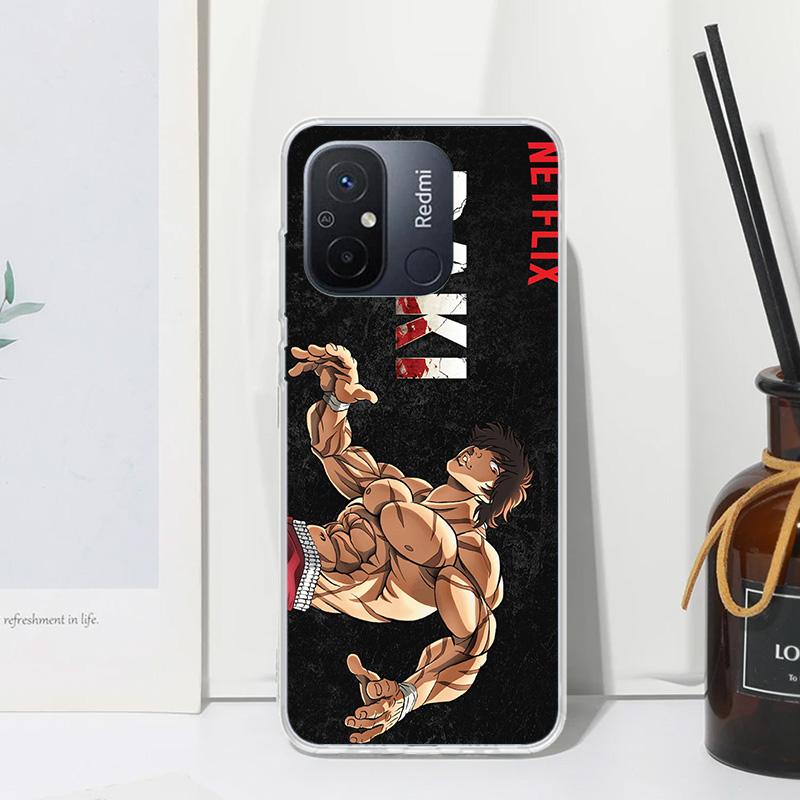 Baki the Grappler Original Anime Phone Case For Xiaomi Redmi 14C 13 13C 12 12C 10 10A 10C 9 9A 9C 9T 8 8A 7 7A 6A 6 Pro K80 K70