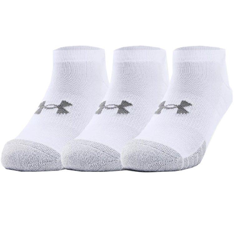 Under Armour Ankle Socks Unisex 3 Pack White 1346755-100