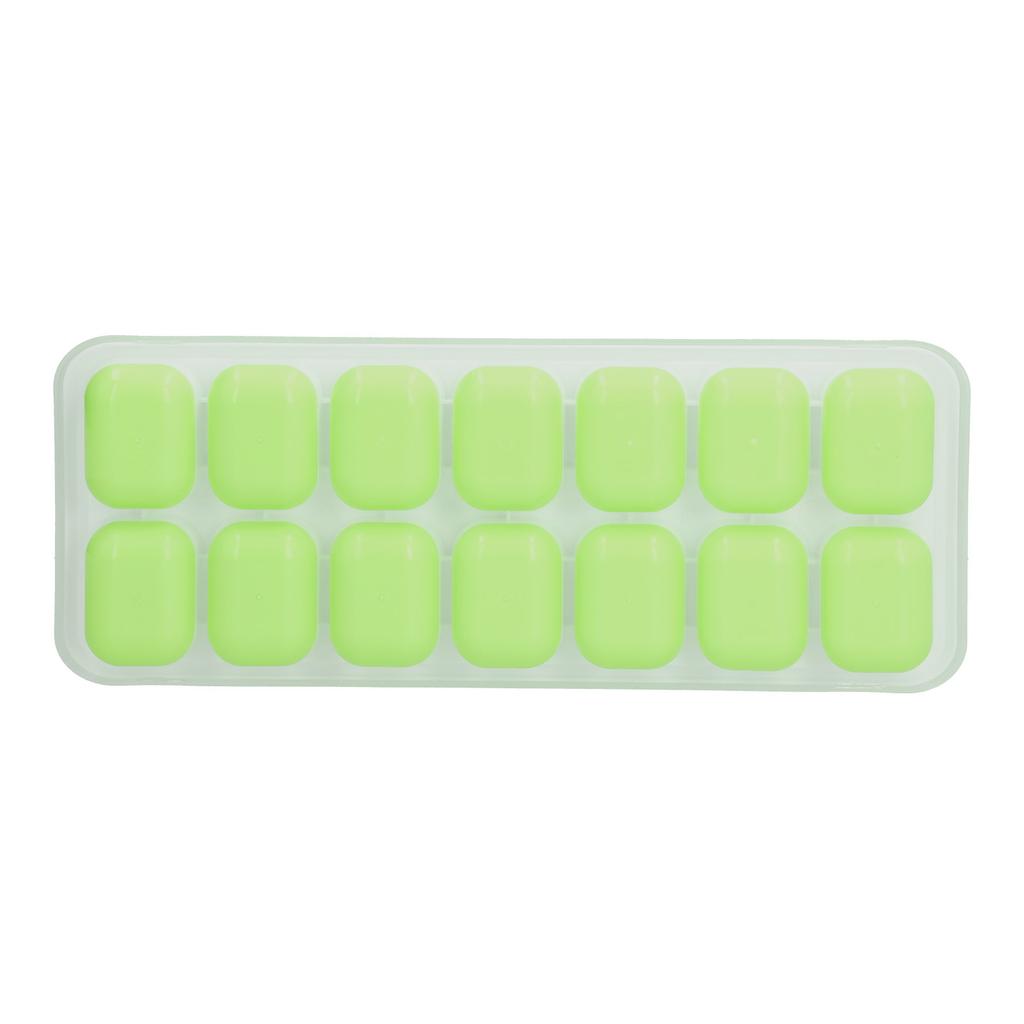 Tray Food Grade Plastic Silicone Ice Mold with Removable Lid for Cocktail