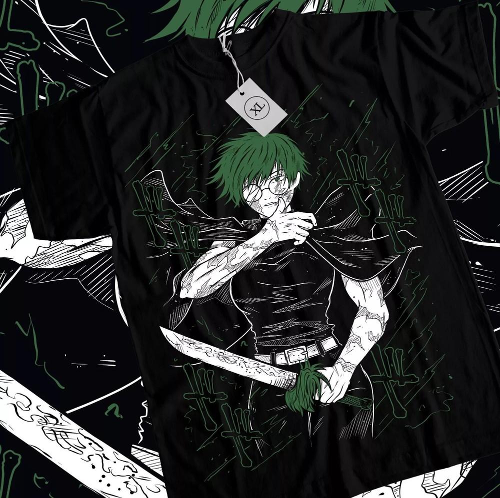 

Maki Zenin Jujutsu Kaisen Anime Manga Kawaii Gif All Size Unisex T-Shirt S