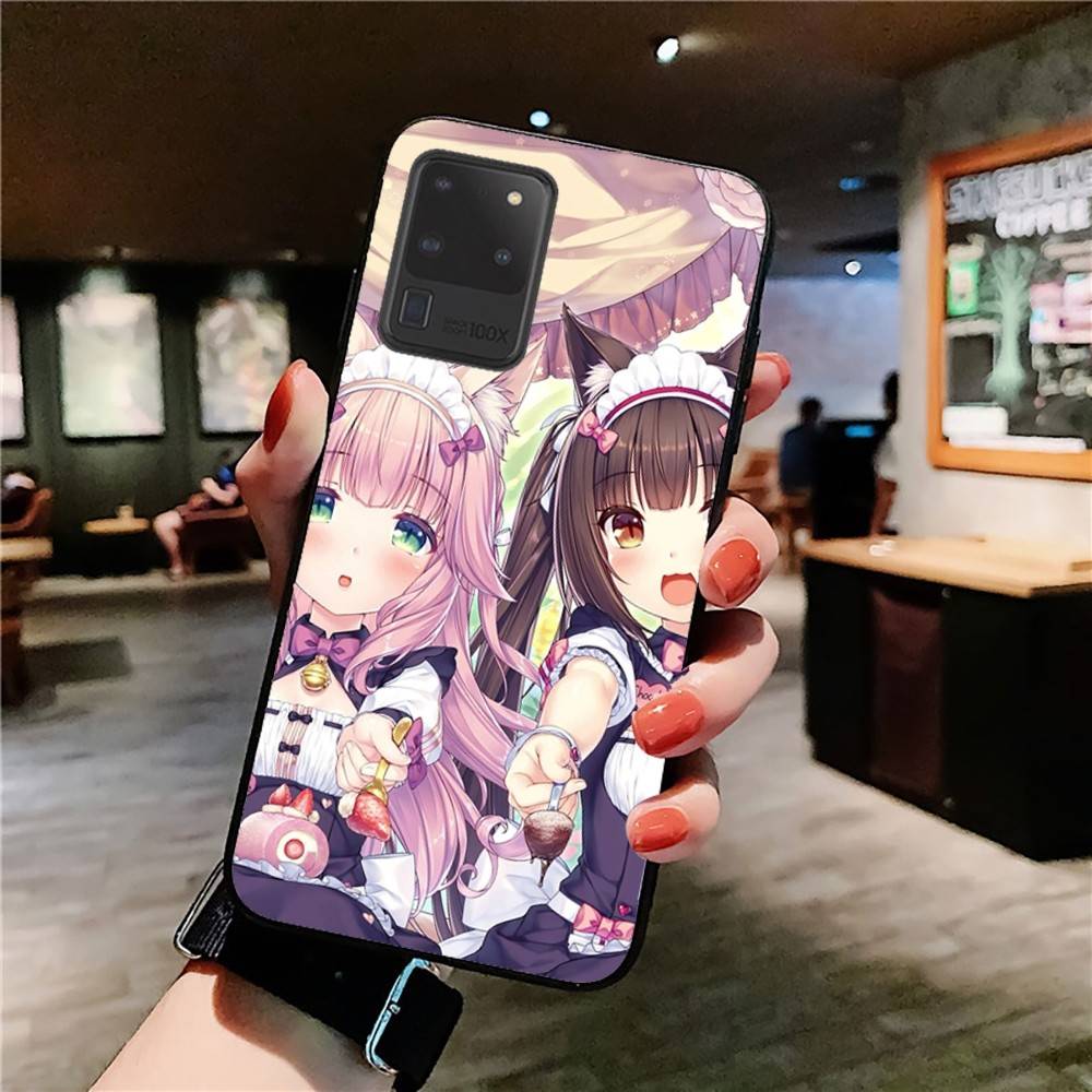 Classic Beautiful Girl NEKOAPARA Game Phone Case For Samsung S 9 10 20 21 22 23 30 23 24 Plus Lite Ultra FE S10lite Funda