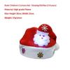 Soft Plush Christmas Santa Hats With Various Styles Led Glowing Design For Xmas Parties Holiday Events