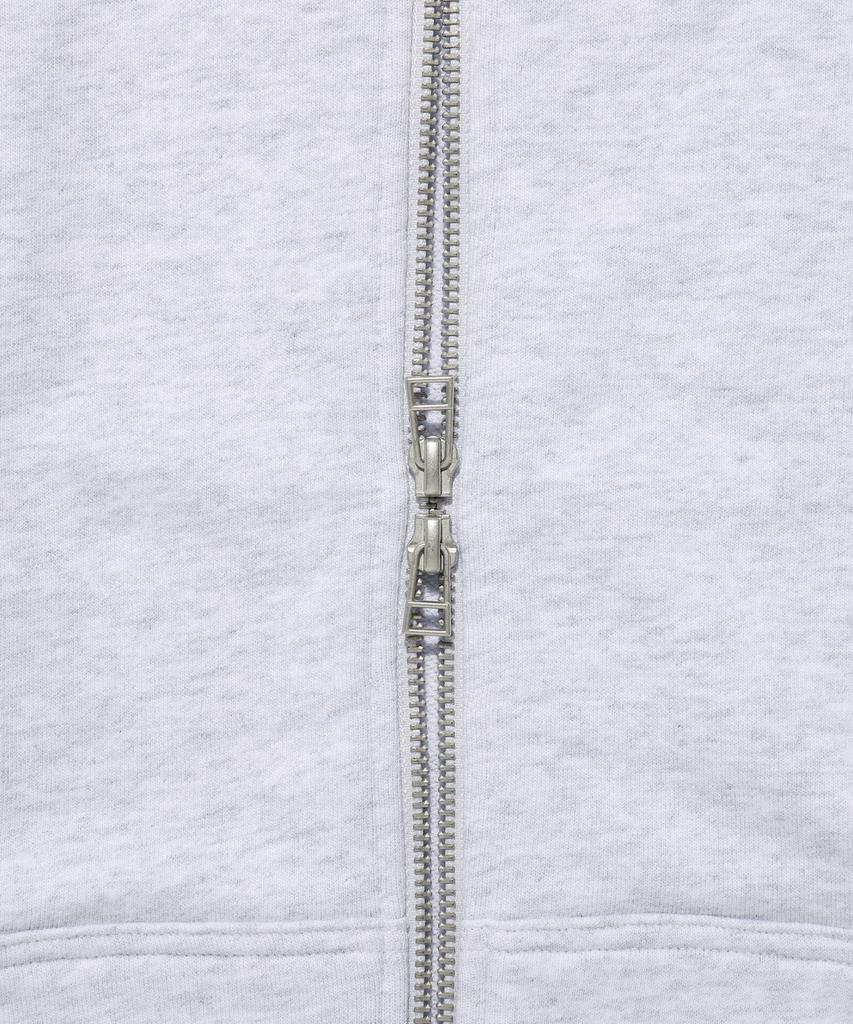 Aeca Aeca Cactus Zip Up Hoodie-Light Gray