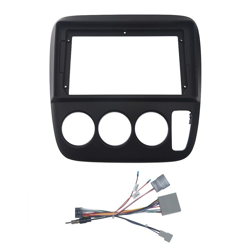 9" 2 Din Head Unit Car Radio Fascia For HONDA CRV CR-V 1998 Auto Stereo Audio Player DVD Panel Dash Kit Frame Bezel Faceplate