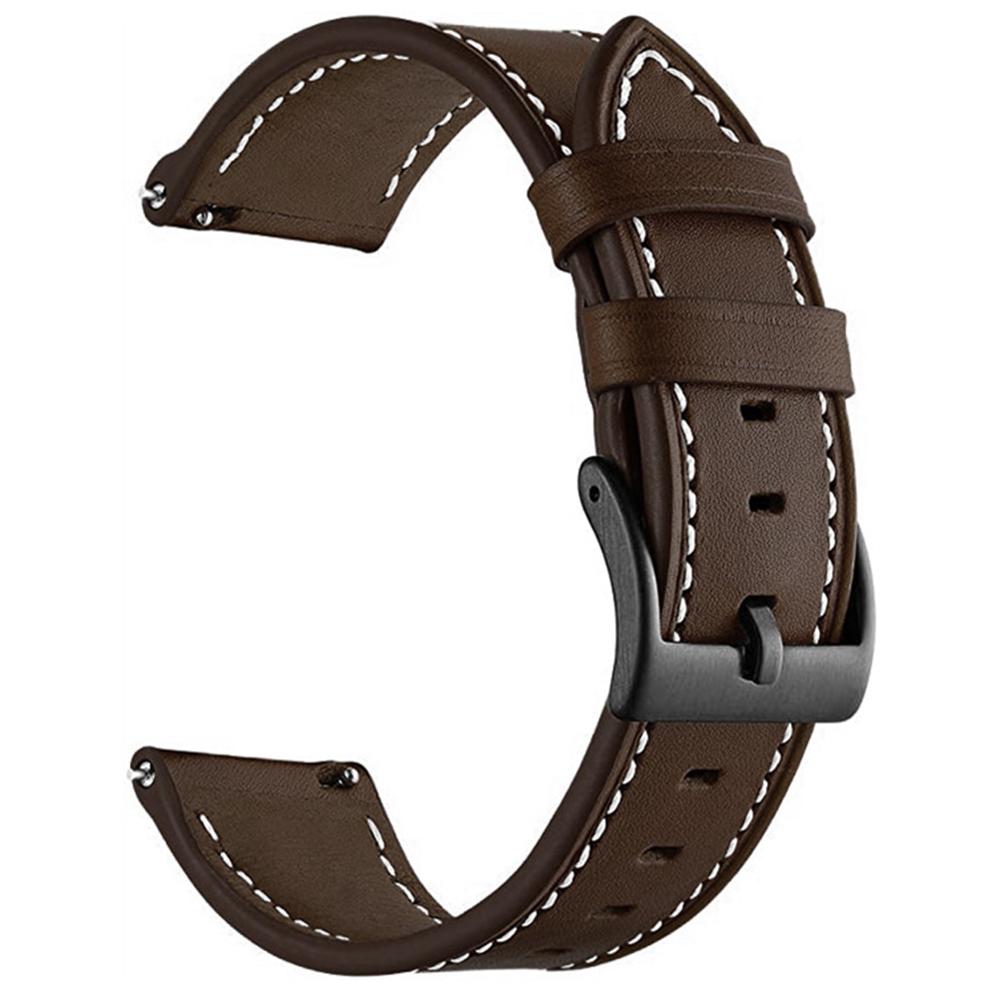 20mm Watch Band for Garmin Venu/Sq/Sq 2/2 Plus,Genuine Cow Leather Replacement Straps