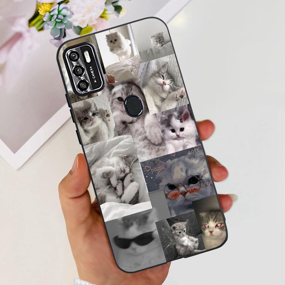 Lovely Case For ZTE Blade A7s 2020 / Optus X Pro / Telstra Evoke Plus 2 Black Silicon Soft Cases Cover For Zte A7s (2020) A7020