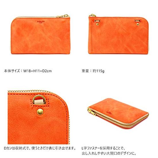 AGILITY affa Wallet with Passport Smartphone Pochette "Voyage" L-shaped Zipper, Case, Case,