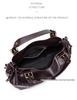 Bolso Tote Vintage de Cuero Suave con Pliegues para Mujer: Bolso Versátil Otoño/Invierno