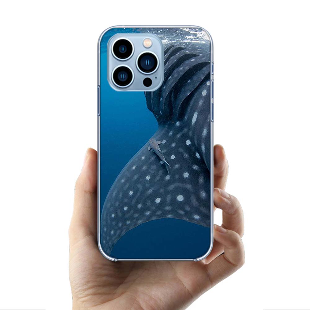 Ocean Whale Shark Swimming Cases Phone Case For Iphone 17E 16E 17 Air 16 Pro Max 15 Pro 14 Plus 11 13 12 Mini Cover Cases Compat