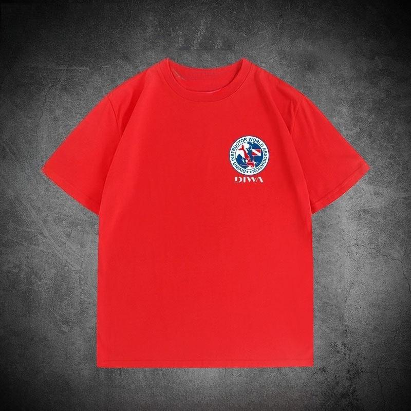 DIWA HUA World Diving Instructors Association Tshirt for Diving Enthusiasts Unisexs Clothing Women Casual 2026 Summer New T Shirt