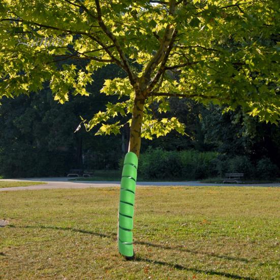 2Pcs Tree Trunk Protector Guard Spiral Design Tube Wraps Effective Tree Protection Anti-bite Sturdy Tree Bark Cover