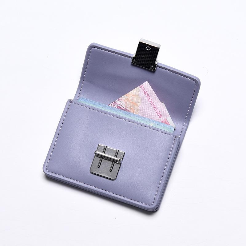 Neue Damen Geldbörse Mädchen Geldbörse kurz einfarbig schlicht ins Studenten Ausweishülle Damen Geldbörse