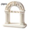 Key Holder for Entryway Roman Arch Holder, PLA 3D Printed Decorative Organizer Storage Stand with 3 Hooks, Table Tabletop