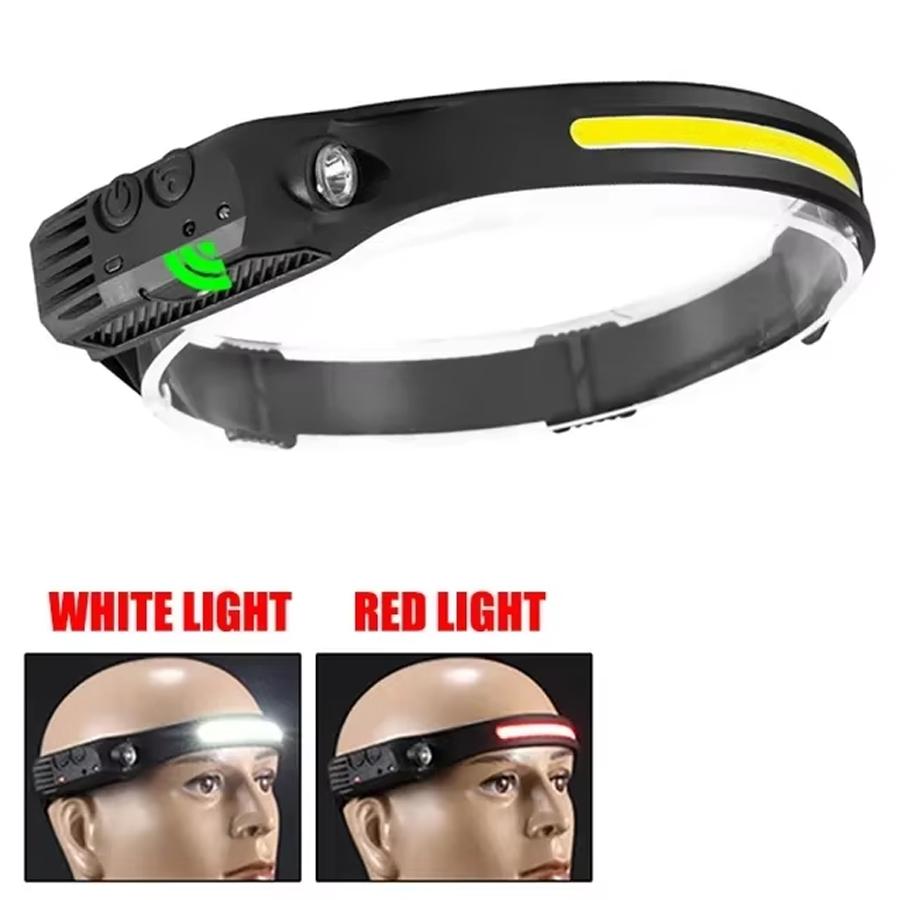 

1pc Super Bright 10000 Lumens LED Headlamp with ZoomableUSB Rechargeable Waterproof Headlight for Camping Hiking Cycling Fishing