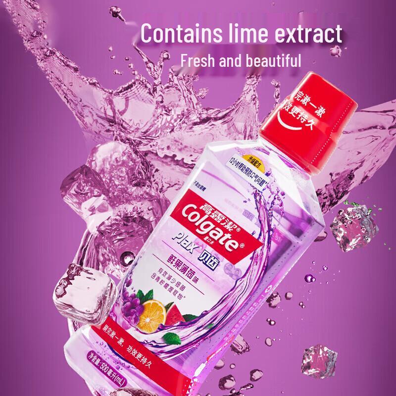 Colgate Fresh Fruit Alcohol-Free Mouthwash
