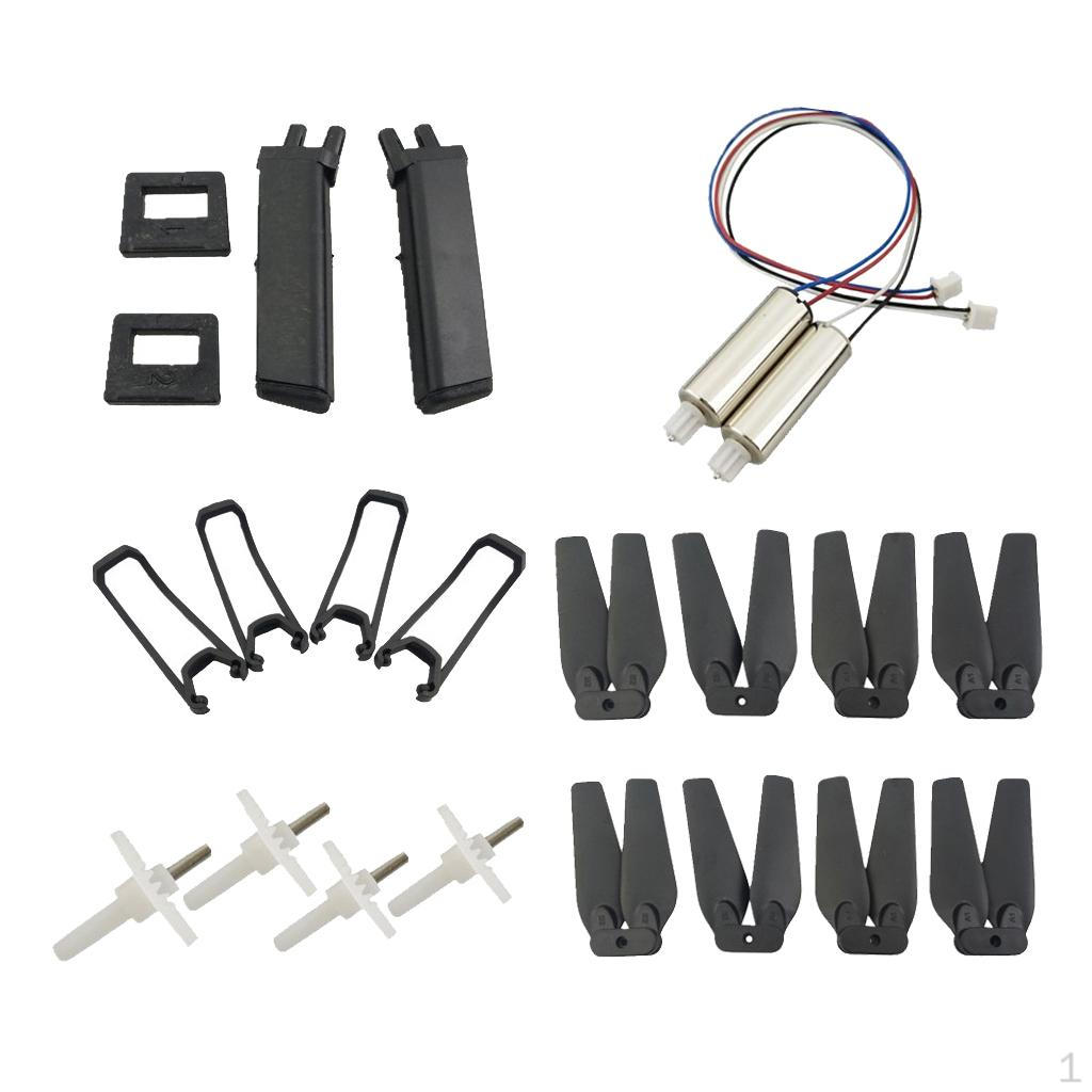

Propellers Guards Motors Landing Gear Compatible with E58 S168 JY019 чорний