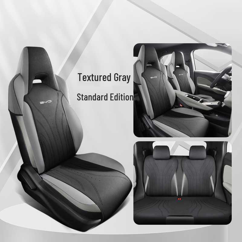BYD Seagull Seat Cushions: Fits 25 Models, Year-Round Use, Smart Driving Version, Custom Suede, Perforated Covers.