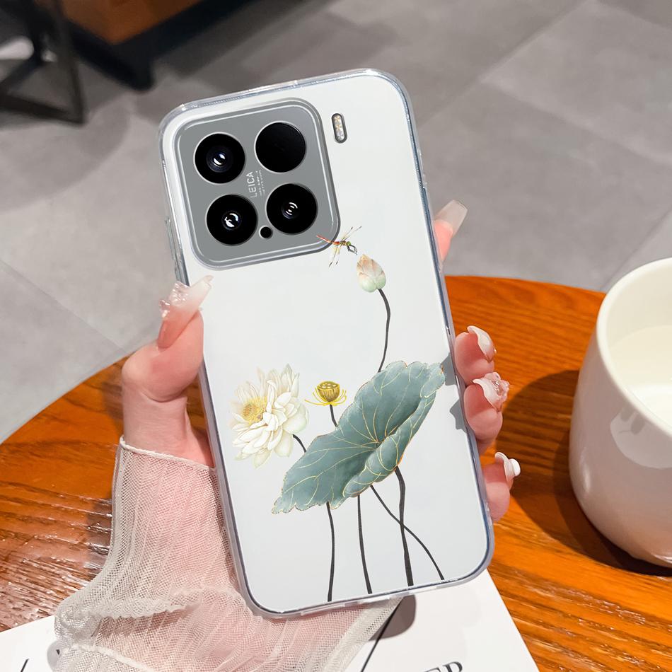 

Clear Cover For For Xiaomi 15 Pro Case Rainbow Soft Transparent Phone Cases For Mi15 15Pro Slim Silicone Bumper Creative Gift Xiaomi 15 Pro